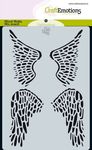 0115 Stencil Angel bear - vleugels