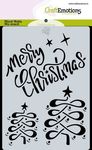 Stencil Christmas - Merry Christmas