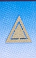 Mdf ornament Driehoek in driehoek 