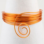 010 Aluminium wire 2mm 5m Saffron oranje
