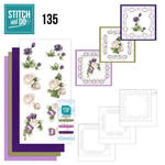 Stitch and Do 135 PM - Purple Flowers