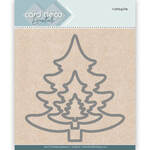 Card deco Essentials snijmal kerstboom