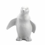 Styropor figuur - Pinguin 19cm wit