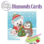 Dotty diamonds cards - Christmas Bear