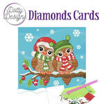 Dotty diamonds cards - Christmas Birds