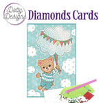 Dotty diamonds cards - Blue Baby Bear
