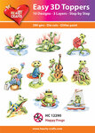 12290 3D Easy design - Happy Frogs 10s