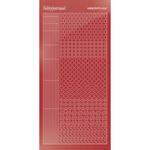 Hobbydots serie 10- Mirror Christmas red