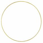 Metalen ring - Mat goud gelakt - 30cm