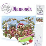 Dotty Designs Diamonds - Christmas owl
