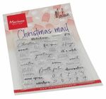 Cs1070 Clear stamp - Christmans mail