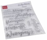 Cs1067 Clear stamp Handgeschreven Kerst