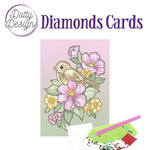 Dotty designs diamonds Bird and Flowers