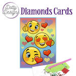 Dotty designs diamonds cards - Smileys