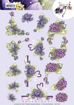 3d Knipvel - Pm - Purple Dahlia's