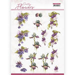 Knipvel Pretty Flowers - Purple Flowers