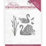 Snijmal Pm Pretty Flowers - Pretty Swans