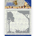 Add10231 Ad Forest Animals Forest Frame