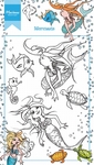 Ht1619 Clear stamp Hetty's Mermaid