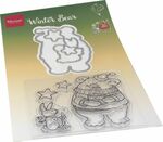 Ht1659 Clear stamp - Hetty's Winter bear