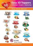 3D Easy design 10s - Winter Teacups