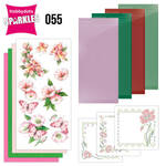 Sparkles Set 55 - J. Art - Pink Flowers