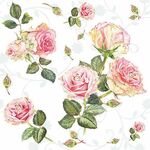 Servetten - Rozen 5st