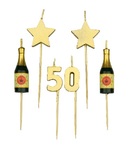 50 Party Cake Candles - 50 Jaar