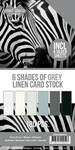 6 Shades of Gray Linen Card Stock - 4K