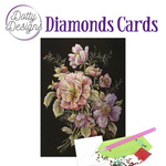 Dotty designs diamonds cards - Roses