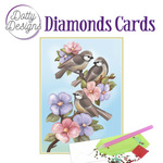Dotty designs diamonds cards Three Birds