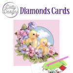 Dotty designs diamonds cards - Ducklings