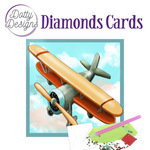 Dotty designs diamonds cards Vliegtuig