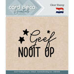 Cdecs038 Stempel - Geef Nooit Op