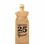 Bottle gift bag - 25 jaar Proost