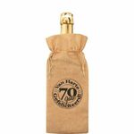 Bottle gift bag - 70 jaar Gefeliciteerd