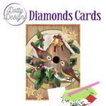 Diamond Cards - Christmas Birdhouse