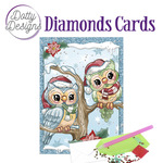 Diamond Cards - Christmas Owls