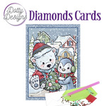 Diamond Cards - Christmas Bear Penguin