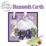 Diamond Cards - Christmas Bauble in Purp