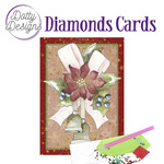 Diamond Cards - Christmas Bells with Red