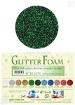 Glitter foam 1vel A4 - Donker groen
