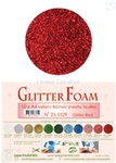 Glitter foam 1vel A4 - Rood