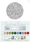 Glitter foam 1vel A4 - Zilver