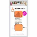 03842 Pony black - Betweens 12mm