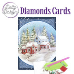 Diamond Cards - Snow Landscape