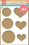 Ps8115 Circles en hearts - A4