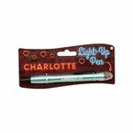 Light up pen - Charlotte