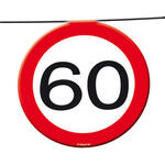 Vlaggenlijn verkeersbord - 60 jaar