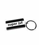 Black & White sleutelhanger - Super Juf